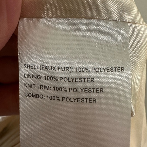 Johnston & Murphy faux fur shag coat - Picture 8 of 8